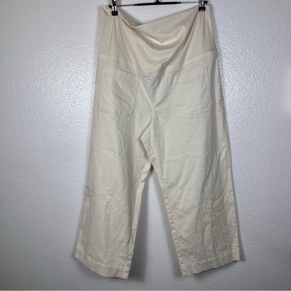 Isabel Maternity by Ingrid & Isabel Cream‎ Wide Leg Pants